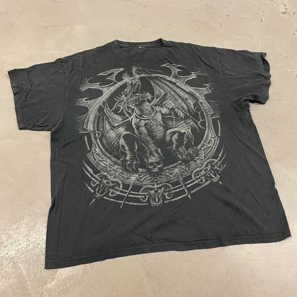 Y2K affliction style grunge t-shirt